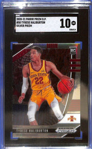 2020-21 Prizm Draft Tyrese Haliburton Rookie RC Silver SGC 10 #50 Iowa State
