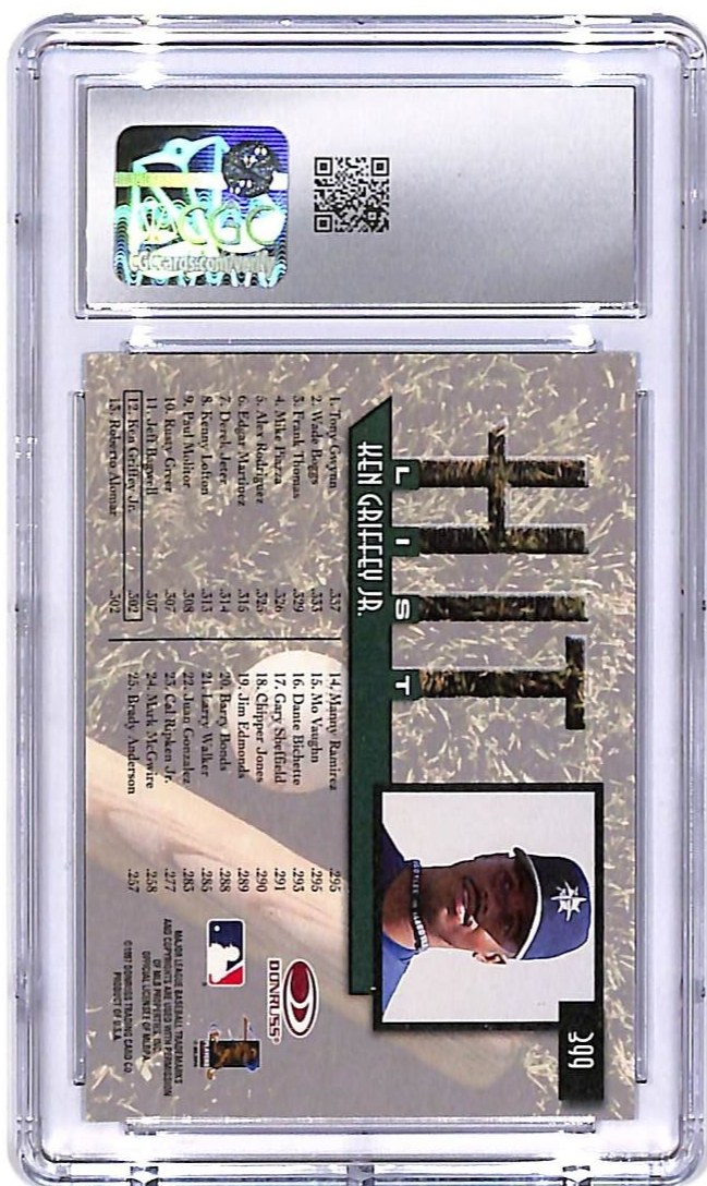 1997 Donruss Ken Griffey Jr #399 CGC 9 Mariners