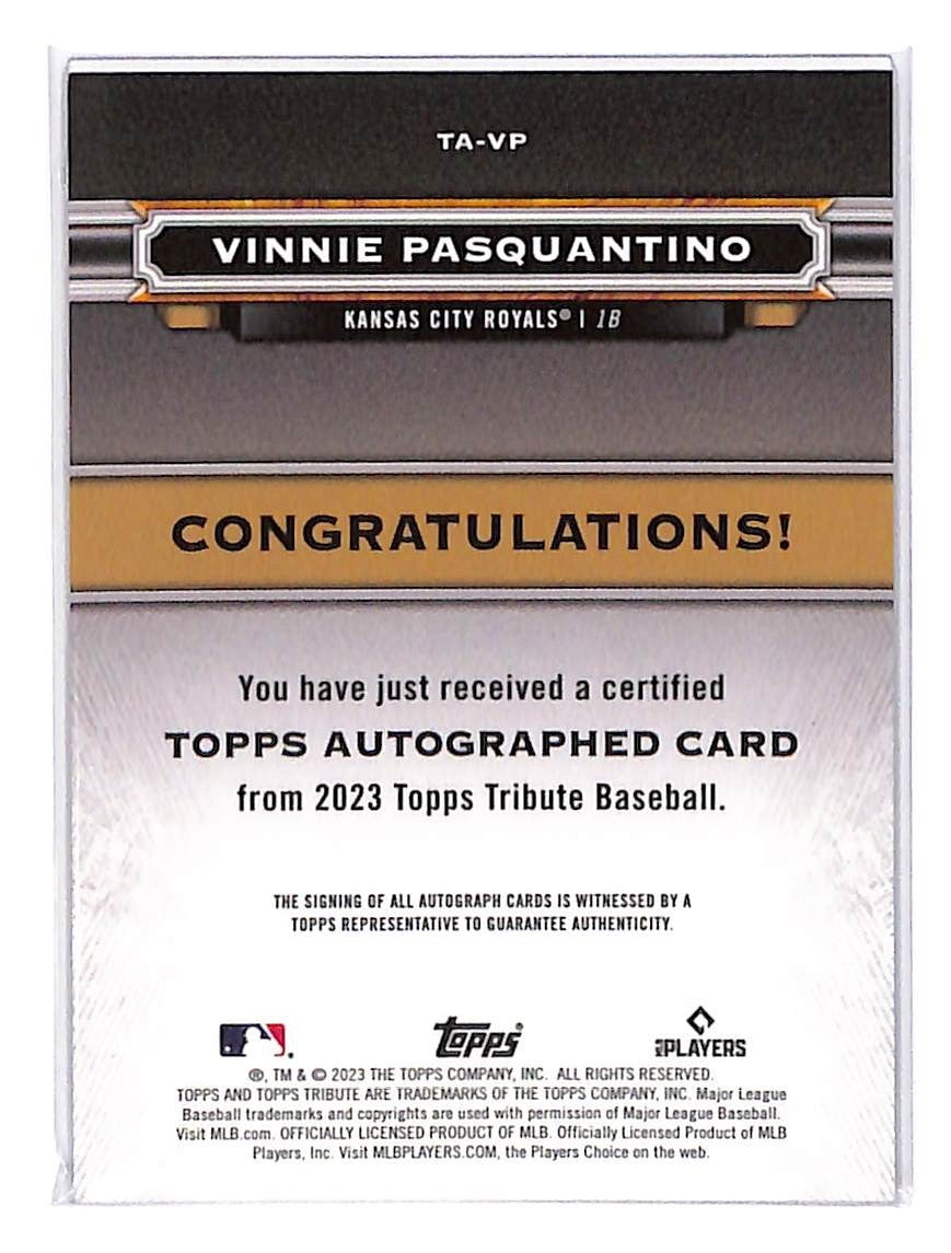 2023 Vinnie Pasquantino Topps Tribute Autographs - TA-VP #120/199