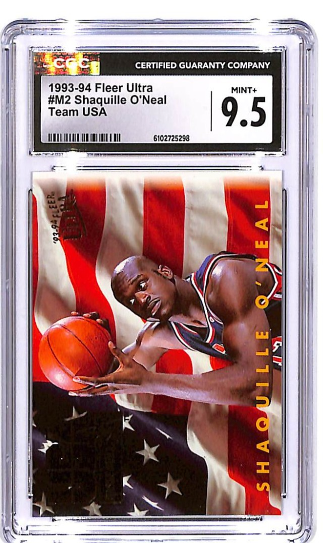 1993-94 Fleer Ultra Shaquille O'Neal Team USA #M2 CGC 9.5