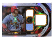 2023 Nolan Gorman Topps Tribute Triple Relic (RC) - TR-NG  #188/199