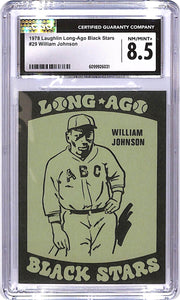 1978 Laughlin Long Ago Black Stars CGC 8.5 William Johnson #29