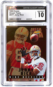 1995 Jerry Rice Score Dream Team #DT7 CGC Gem Mint 10