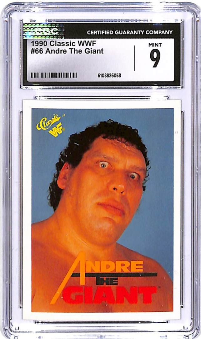 1990 Classic WWF Andre The Giant #66 CGC 9