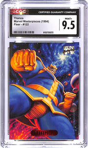 1994 Fleer Marvel Masterpieces Thanos #122 CGC 9.5