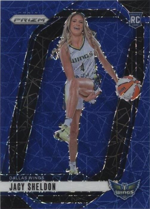 2024 Panini Prizm WNBA - Jacy Sheldon #141 Blue Velocity Prizm (RC) SGC 9.5 MT+