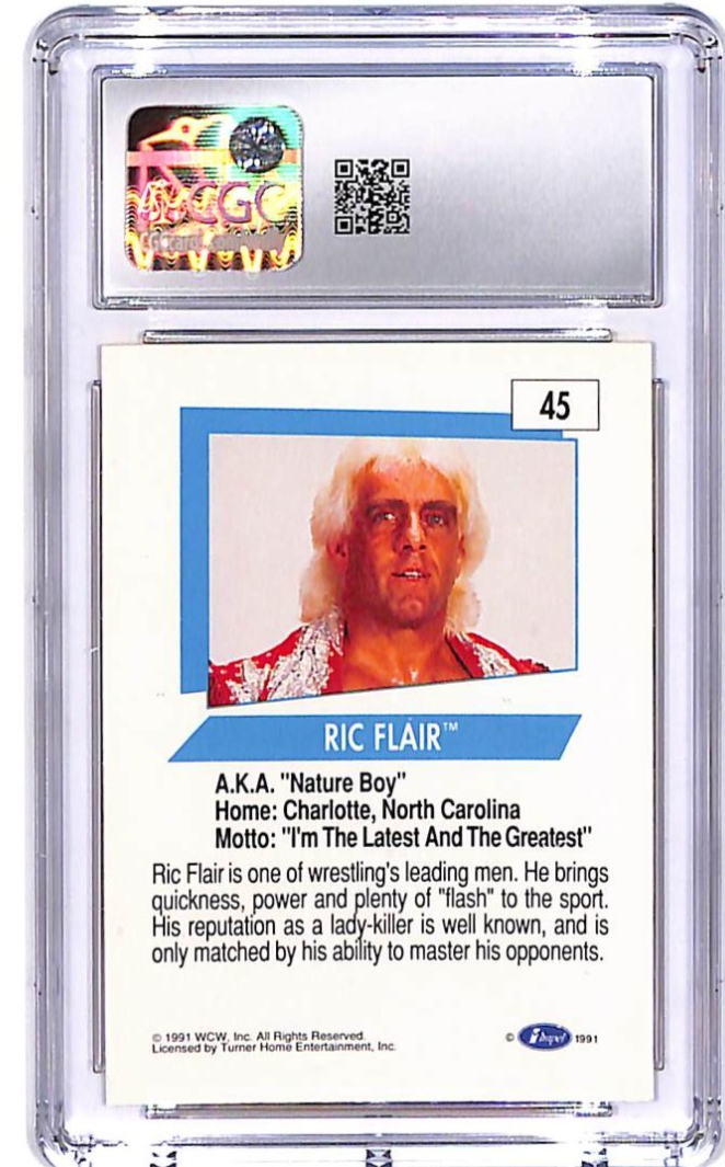 1991 Impel WCW Ric Flair #44 CGC 9.5