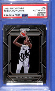 Signed 2023 Panini Prizm WNBA Nneka Ogwumike #38 PSA/DNA Certified Authentic
