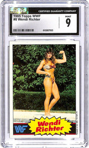 1985 Topps WWF - Wendi Richter #8 (RC) CGC 9