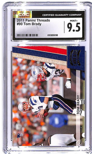 2011 Threads Tom Brady #90 CGC 9.5 Patriots