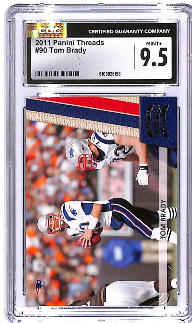 2011 Threads Tom Brady #90 CGC 9.5 Patriots