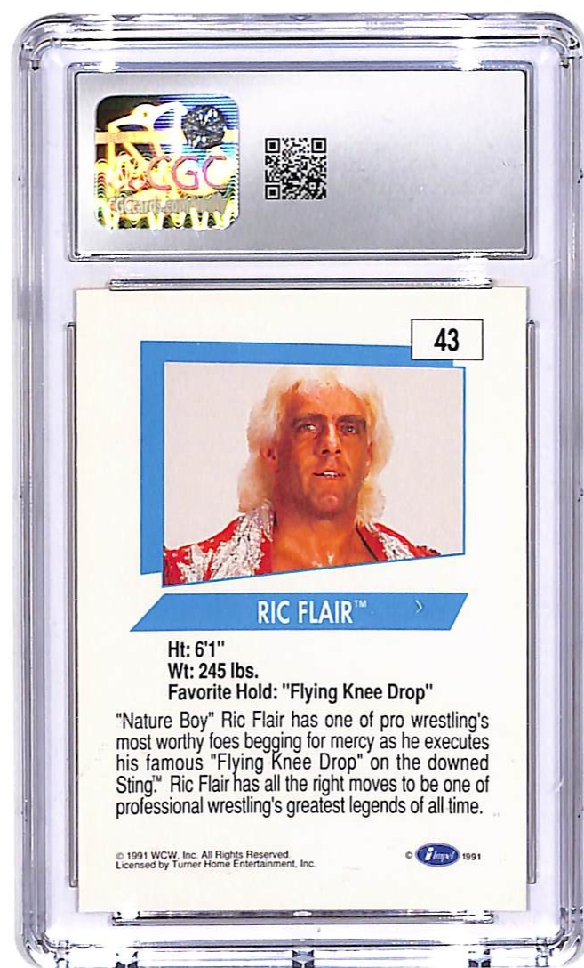 1991 Impel WCW Ric Flair #43 CGC 9.5