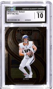 2024 Select Bo Nix Rookie RC #117 CGC 10 Broncos