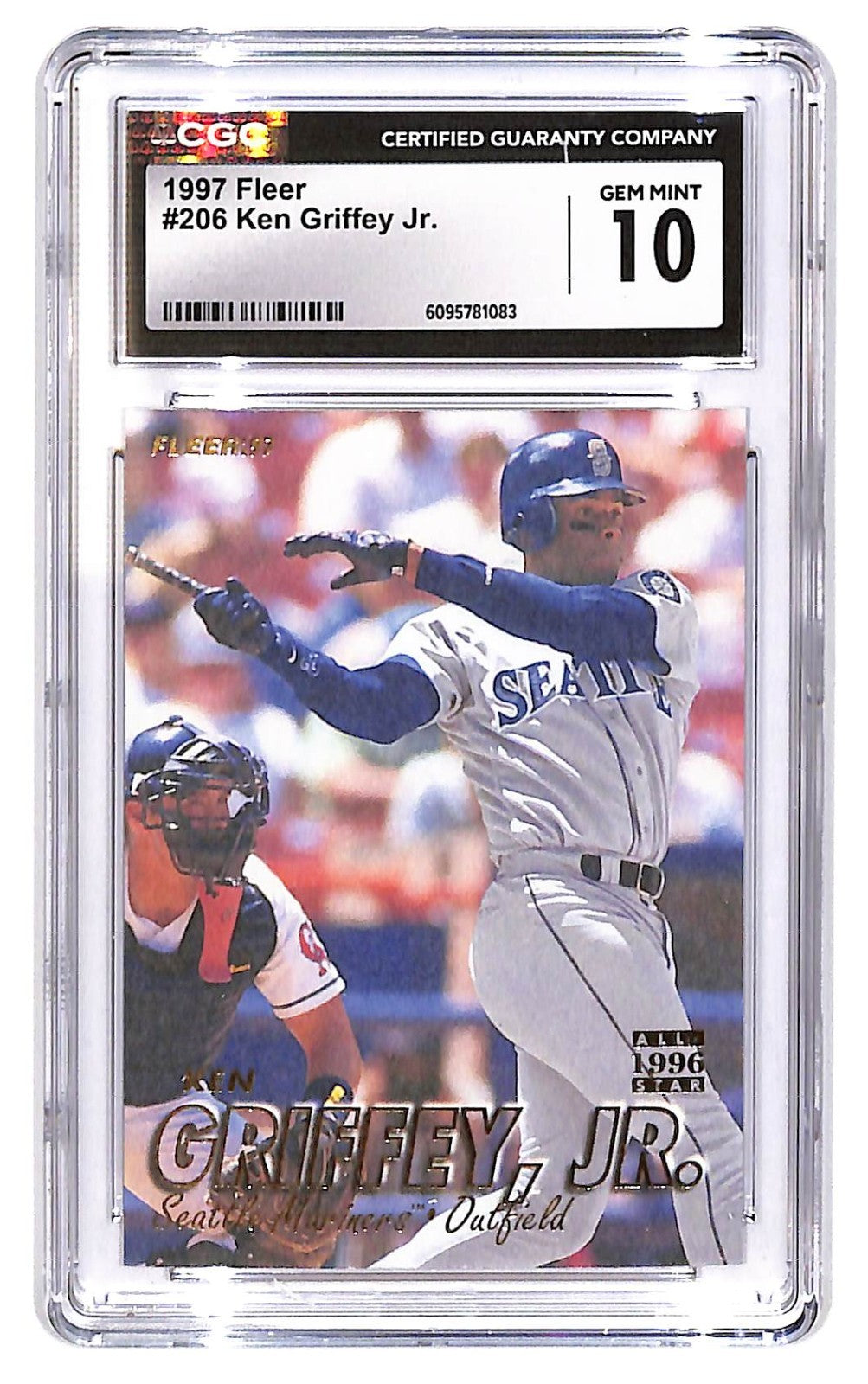1997 Ken Griffey Jr Fleer - #206 CGC Gem Mint 10