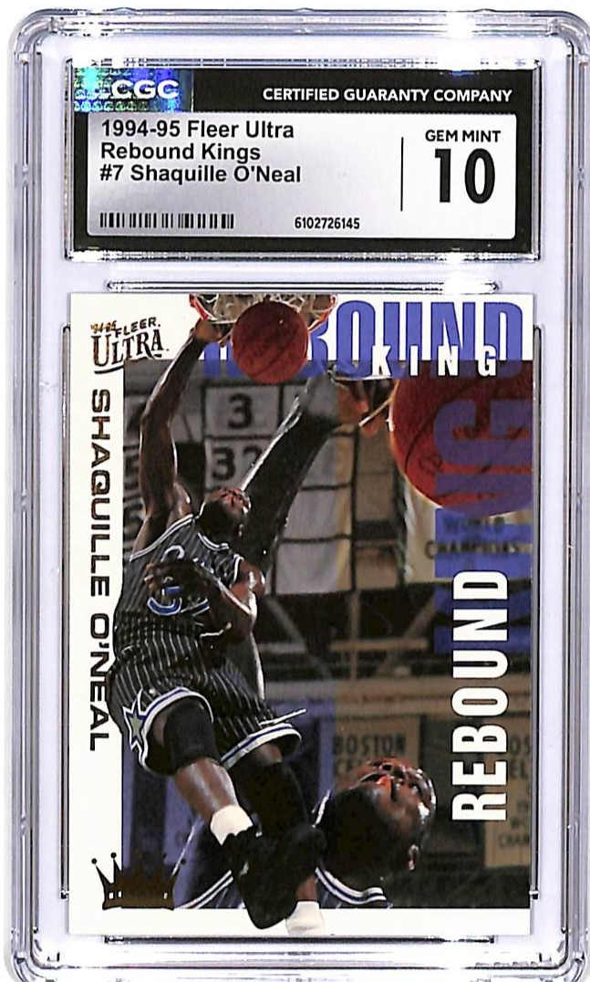 1994-95 Fleer Ultra Shaquille O'Neal Rebound Kings #7 CGC 10 Magic