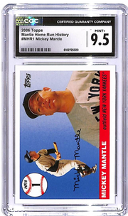 2006 Topps Mickey Mantle Home Run History MHR1 CGC 9.5 Yankees