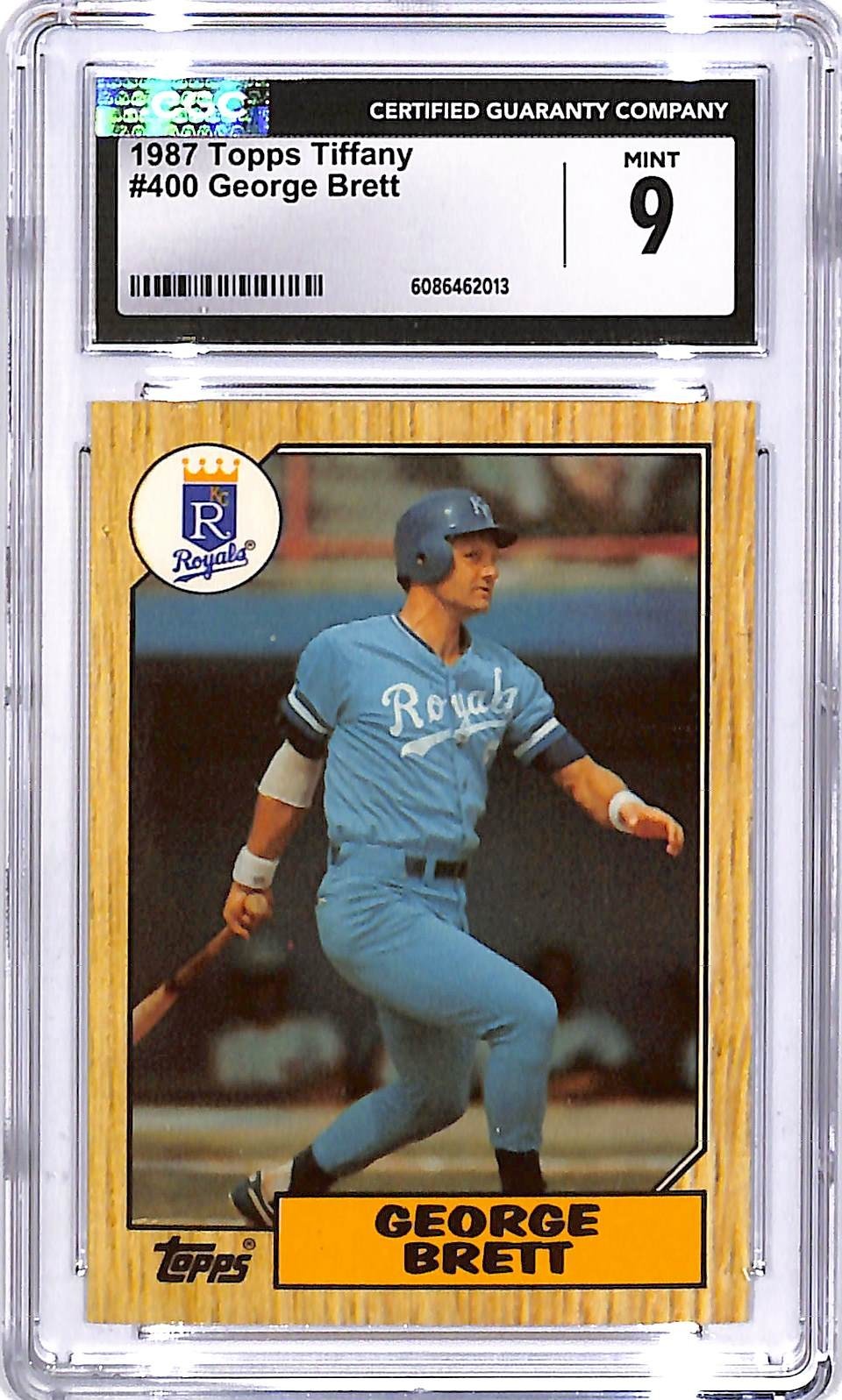 1987 Topps Tiffany George Brett #400 CGC 9 Royals