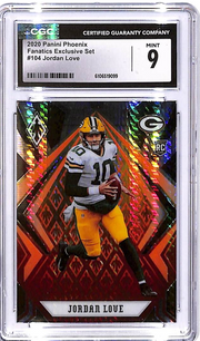 2020 Phoenix Jordan Love Rookie RC Fire Burst #104 CGC 9 Packers
