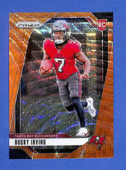 2024 Panini Prizm - Rookies Bucky Irving #316 Orange Wave Prizm #38/60 (RC)