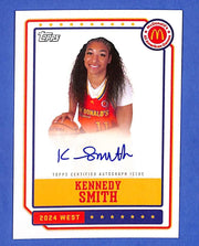 2024 Topps Chrome Mcdonald's All American Kennedy Smith Auto (RC AU)