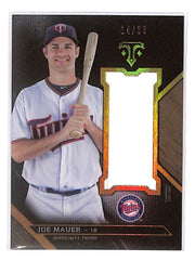 2016 Joe Mauer Topps Triple Threads Jumbo Relic - UJR-JMA #14/36