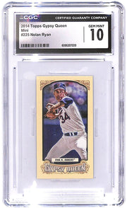 2014 Nolan Ryan Topps Gypsy Queen Mini #225 CGC Mint 10