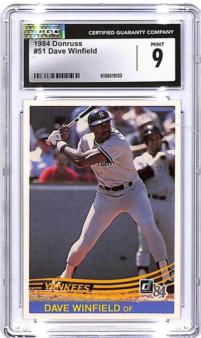 1984 Donruss Dave Winfield #51 CGC 9 Yankees