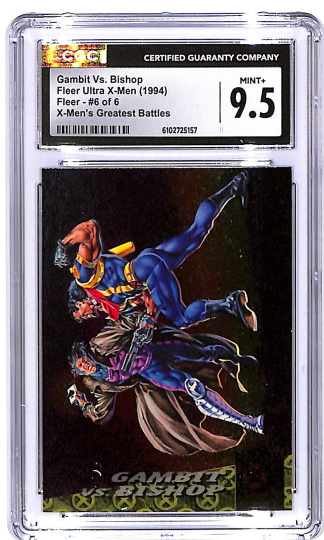 1994 Fleer Ultra X-Men Gambit vs Bishop Greatest Battles #6 CGC 9.5