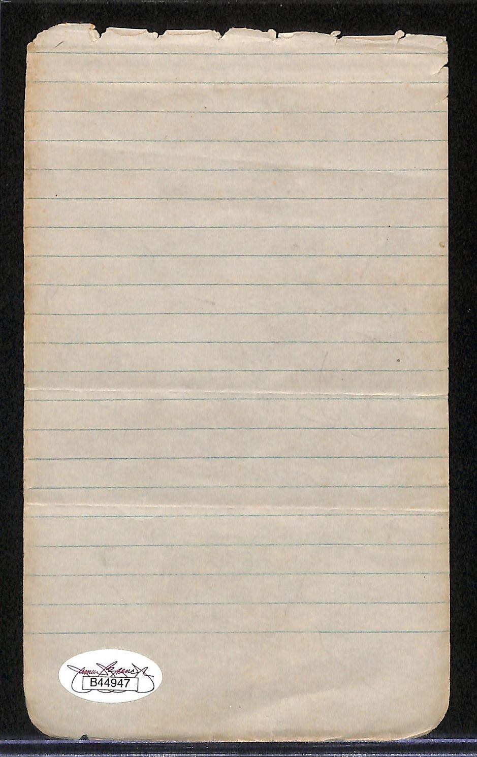 1939 Multi Signed Team 4.5"x7" Sheet Philadelphia and St. Louis JSA Authentic