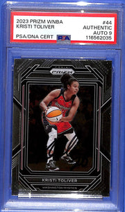 Signed 2023 Panini Prizm WNBA Kristi Toliver #44 PSA/DNA Certified Authentic