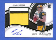 2023 Panini Immaculate Sean Clifford PP-SCL RPA Emerald #2/18 (RC, AU, MEM)