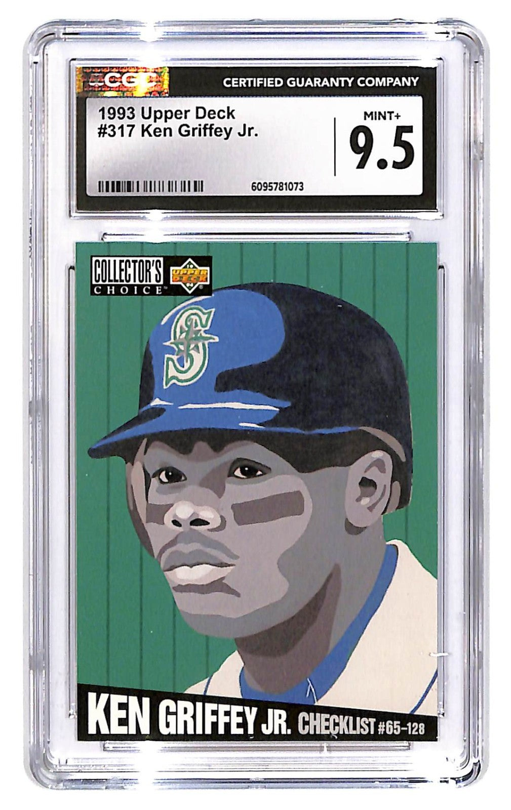 1993 Ken Griffey Jr. Upper Deck Collector's Choice - Checklist #317 CGC Mint 9.5
