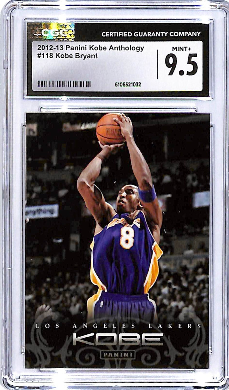 2012-13 Kobe Anthology Kobe Bryant #118 CGC 9.5 Lakers