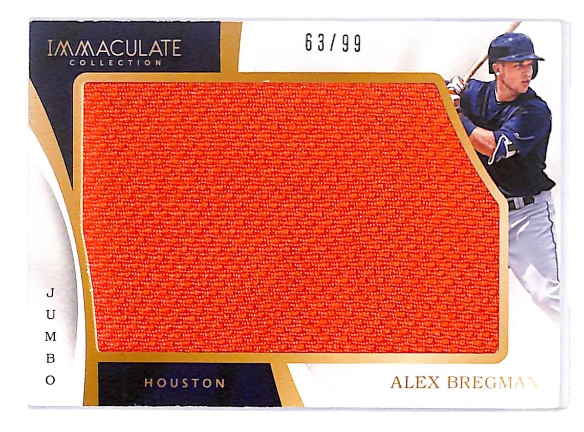 2017 Alex Bregman Panini Immaculate Collection Jumbo Relic - IJ-AX #63/99