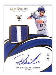 2019 Patrick Wisdom Immaculate Collection Auto Relic (RC) - 36 #84/99