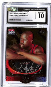1996 Upper Deck USA Shauille O'Neal SP Career Statistics #S5 CGC 10