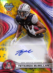 2024 Bowmans Best University Tetairoa McMillan Auto Autograph Rookie Yellow /75