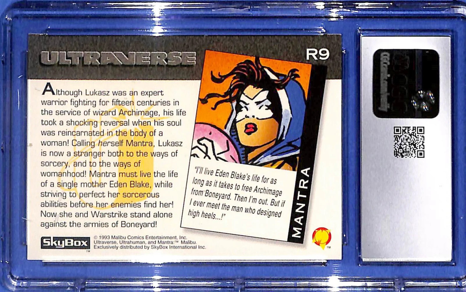 1993 Skybox Ultraverse Mantra #R9 Rookie Card CGC 10 Gem Mint