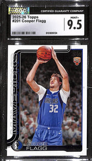 2025-26 Topps - Cooper Flagg #201 (RC) CGC 9.5