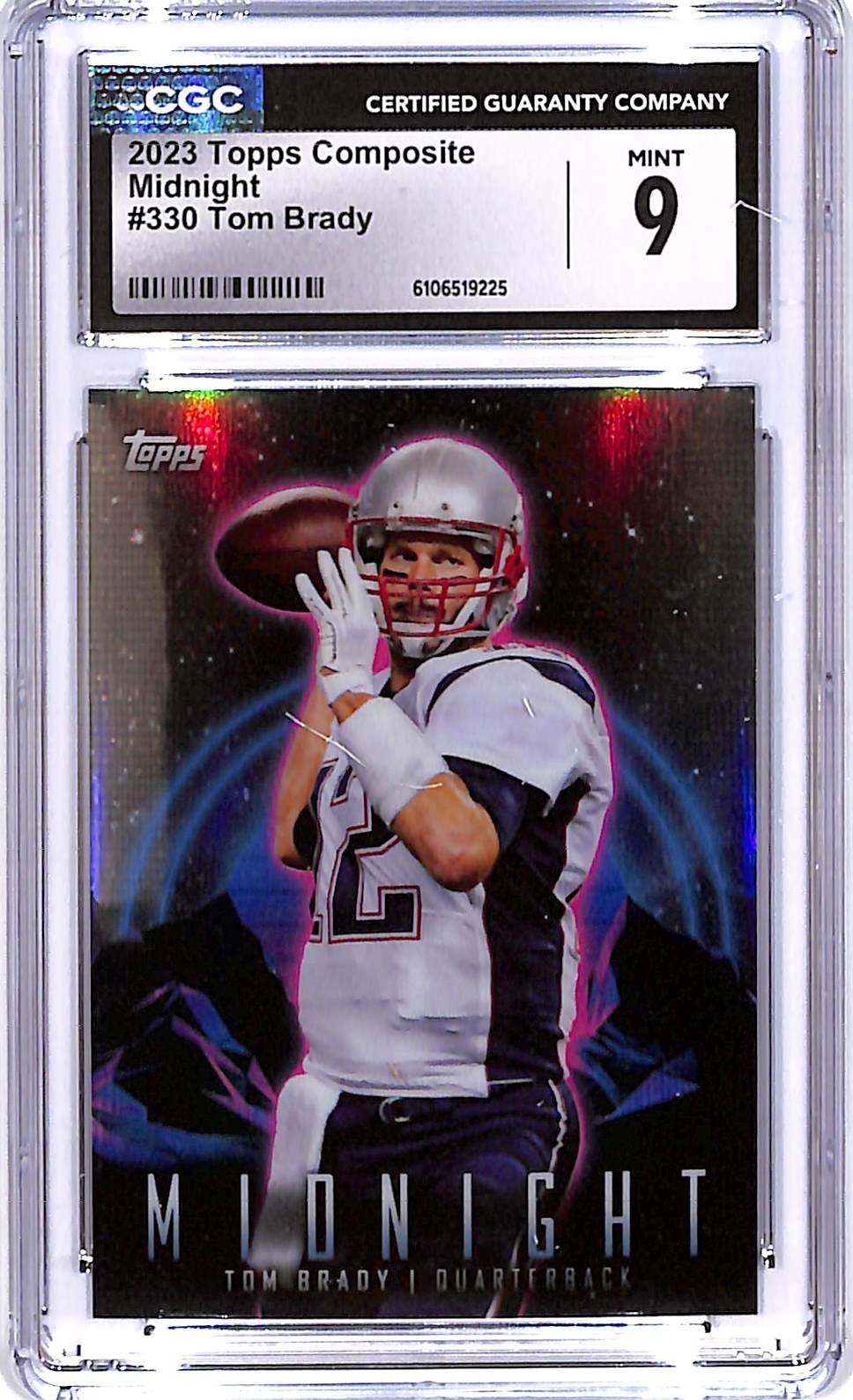 2023 Topps Composite Tom Brady Midnight #330 CGC 9 Patriots