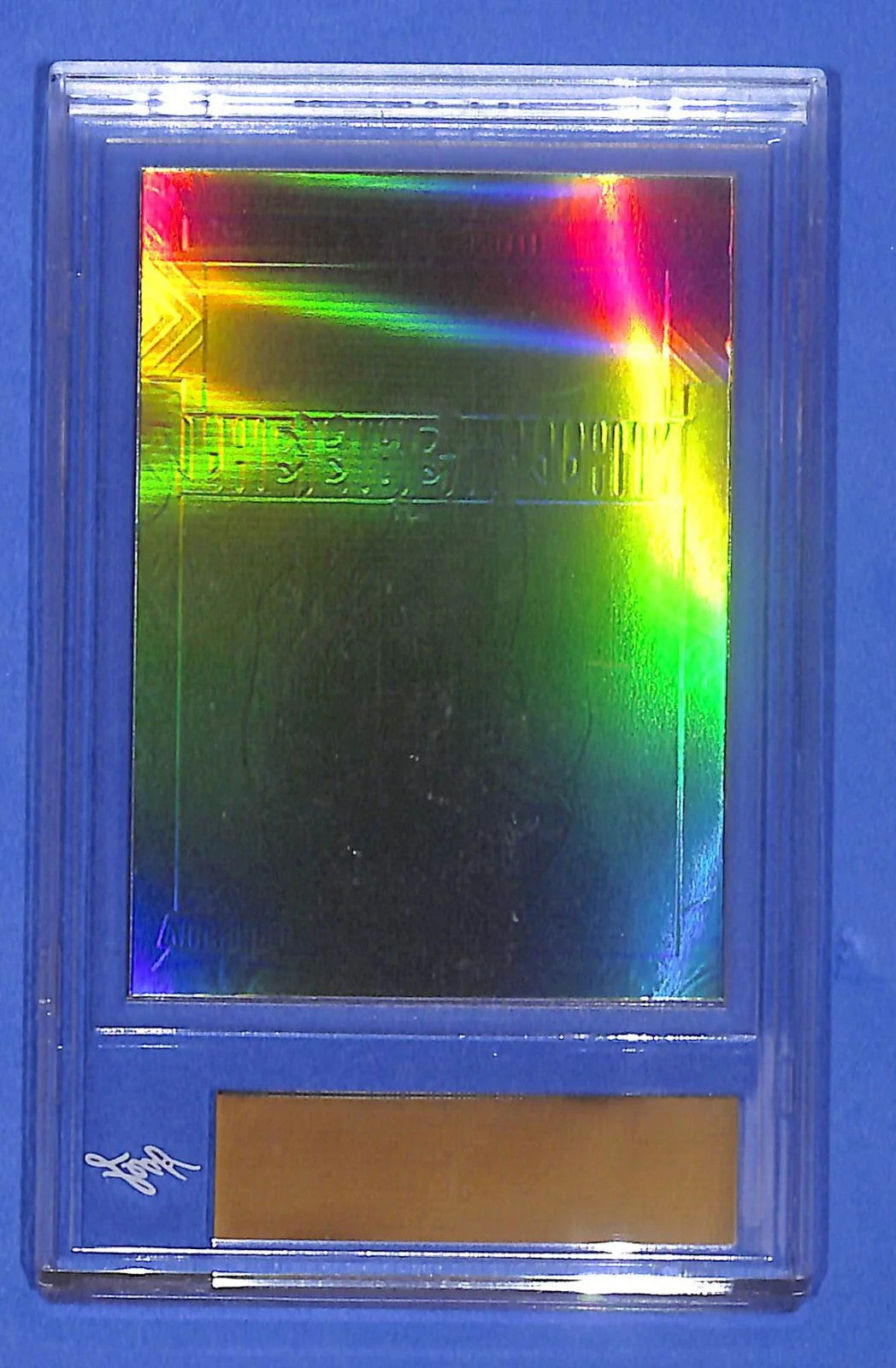 2022 Leaf Vibrance Emmitt Smith Auto Prismatic Navy The Fire Within #1/1 Proof
