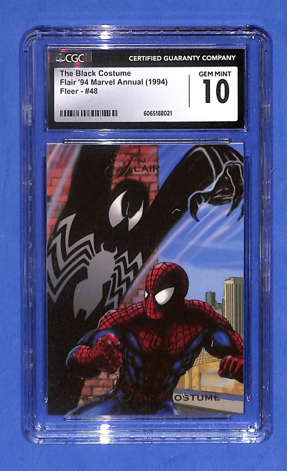 1994 Fleer Flair '94 Marvel Annual #48 The Black Costume CGC 10 Gem Mint