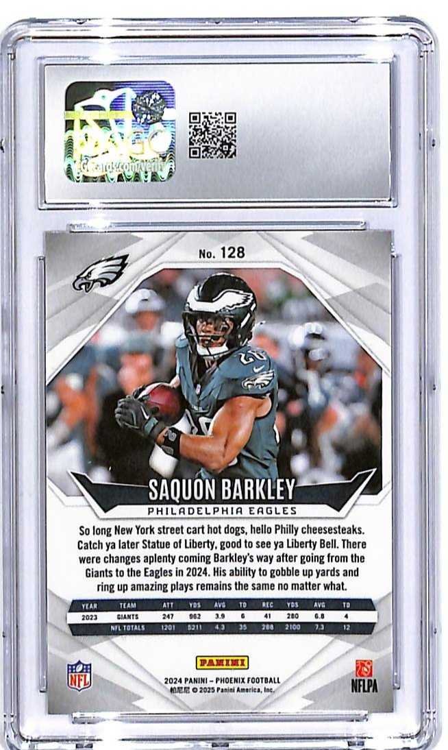2024 Phoenix Saquon Barkley Pandora #128 CGC 10 Eagles