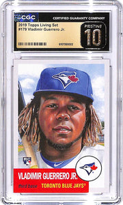 2019 Topps Living Set Vladimir Guerrero Jr Rookie RC #179 CGC 10 Pristine