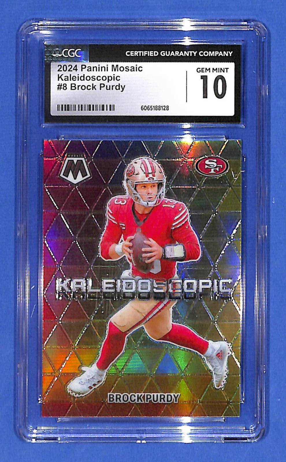 2024 Panini Mosaic - Kaleidoscopic Brock Purdy #8 CGC 10 Gem Mint 49ers