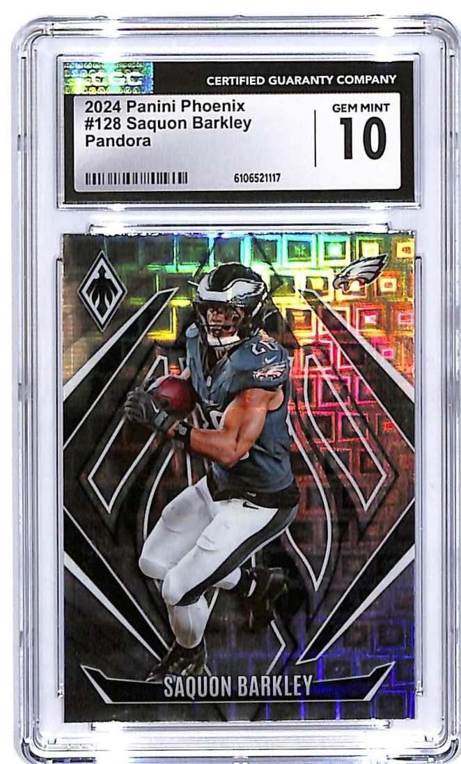 2024 Phoenix Saquon Barkley Pandora #128 CGC 10 Eagles