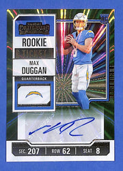 2023 Panini Contenders - Rookie Ticket Max Duggan #224 (AU, RC) Chargers