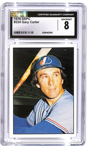 1976 SSPC Gary Carter Rookie RC #334 CGC 8 Expos