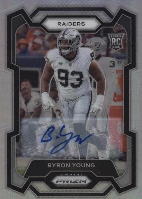 2023 Panini Prizm - Rookies Byron Young #355 Silver Prizm Autographs (AU, RC)