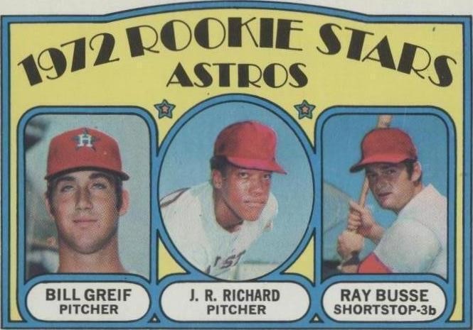 1972 Topps - Rookie Stars J.R. Richard, Bill Greif, Ray Busse #101 (RC) CGC 7